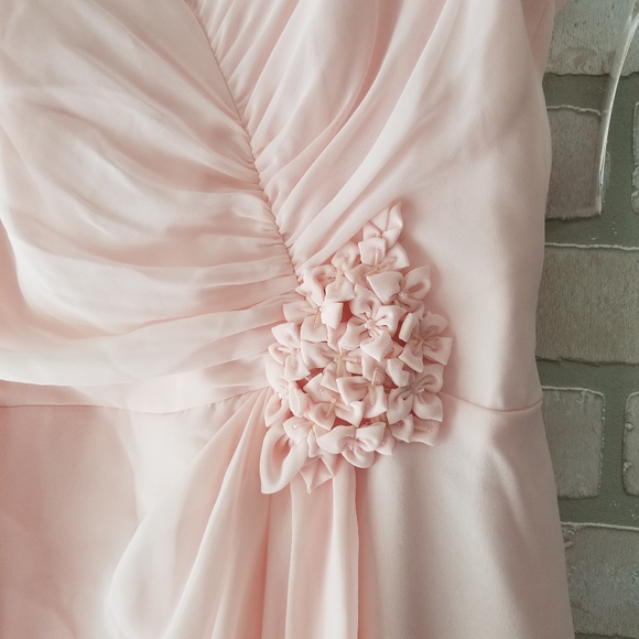 David's Bridal Soft Pink Dress 💞 - Picture 5 of 8